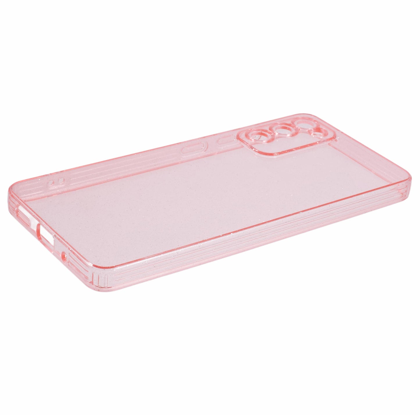 JTW Series for Samsung Galaxy S20 FE / S20 FE 5G / S20 FE 2022 / S20 Lite Case Glitter TPU Phone Cover - Transparent Pink