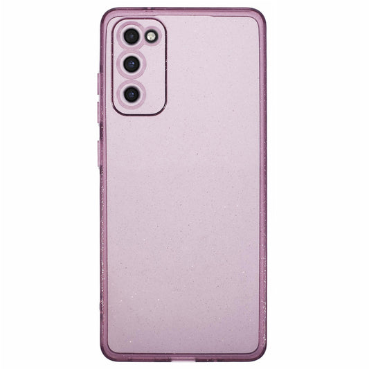 JTW Series for Samsung Galaxy S20 FE / S20 FE 5G / S20 FE 2022 / S20 Lite Case Glitter TPU Phone Cover - Transparent Purple