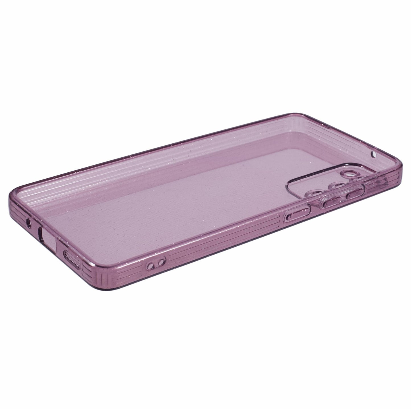 JTW Series for Samsung Galaxy S20 FE / S20 FE 5G / S20 FE 2022 / S20 Lite Case Glitter TPU Phone Cover - Transparent Purple