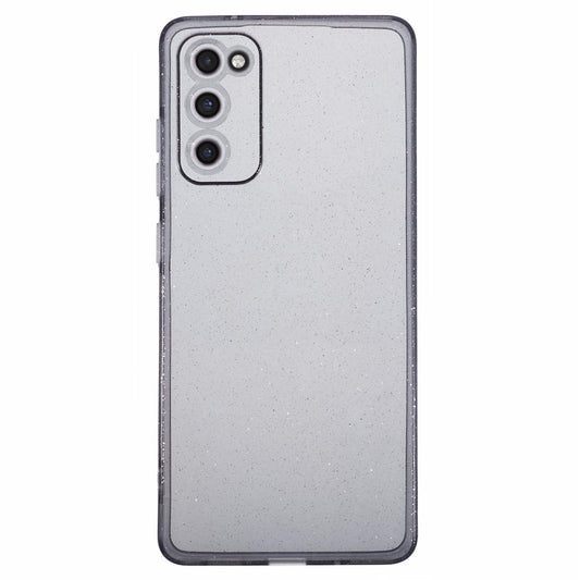 JTW Series for Samsung Galaxy S20 FE / S20 FE 5G / S20 FE 2022 / S20 Lite Case Glitter TPU Phone Cover - Transparent Black