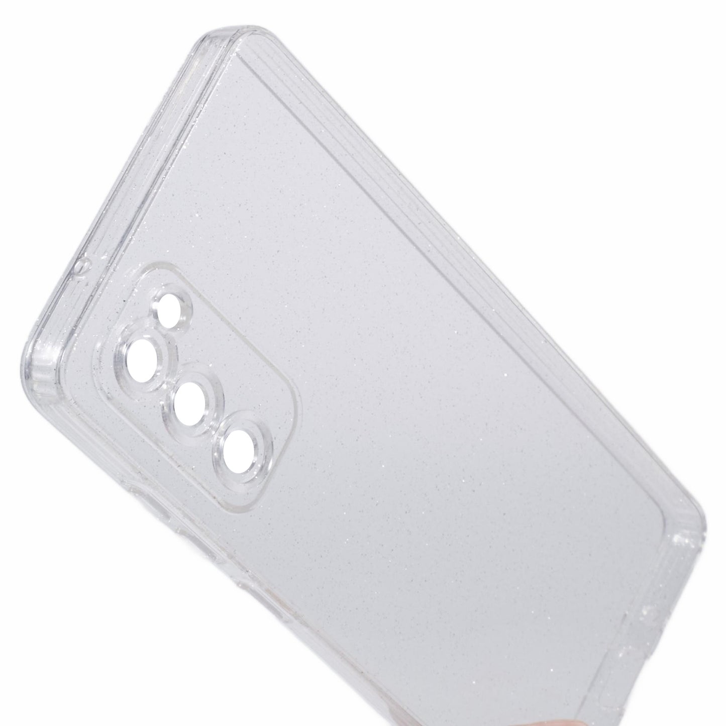 JTW Series for Samsung Galaxy S20 FE / S20 FE 5G / S20 FE 2022 / S20 Lite Case Glitter TPU Phone Cover - Transparent