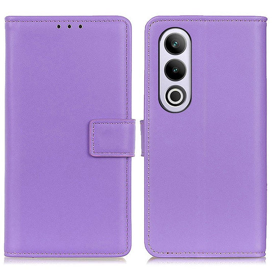For OnePlus Nord CE4 5G Case PU Leather Phone Cover with Wallet Stand - Purple