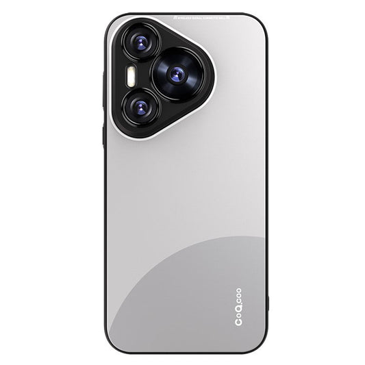 Q.COO For Huawei Pura 70 TPU Case Contrast Color Skin-Touch Phone Cover - White