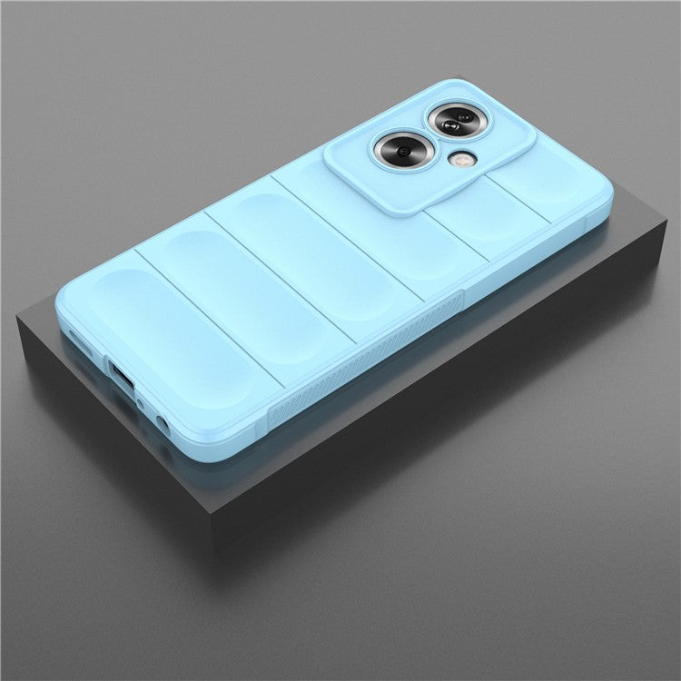 Soft TPU Case for Oppo A79 5G / A2 5G Shock Absorbing Phone Back Cover - Baby Blue