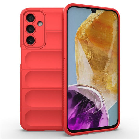 For Samsung Galaxy M15 5G / F15 5G Case Anti-Scratch Soft TPU Phone Protection Cover - Red