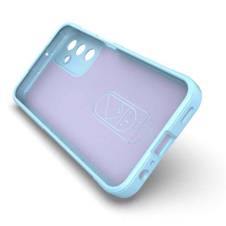 For Samsung Galaxy M15 5G / F15 5G Case Anti-Scratch Soft TPU Phone Protection Cover - Baby Blue