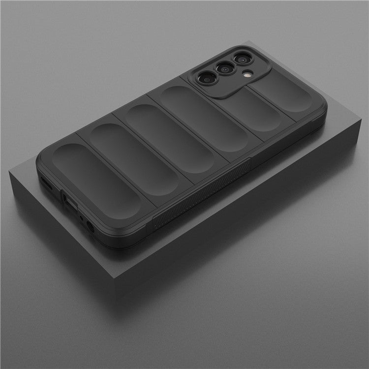 For Samsung Galaxy M15 5G / F15 5G Case Anti-Scratch Soft TPU Phone Protection Cover - Black
