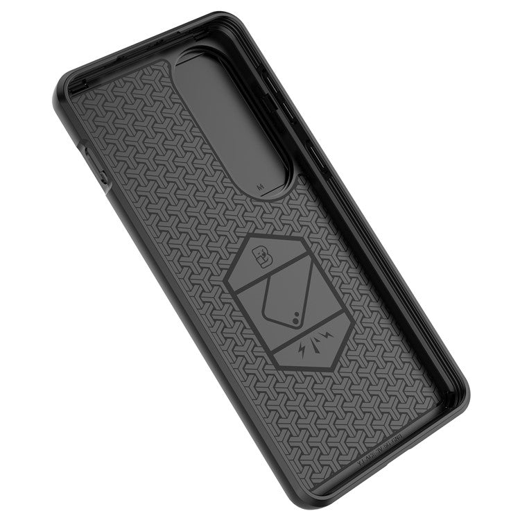 For OnePlus Ace 3V 5G Case with Slide Lens Cover PC+TPU Protective Shell - Purple