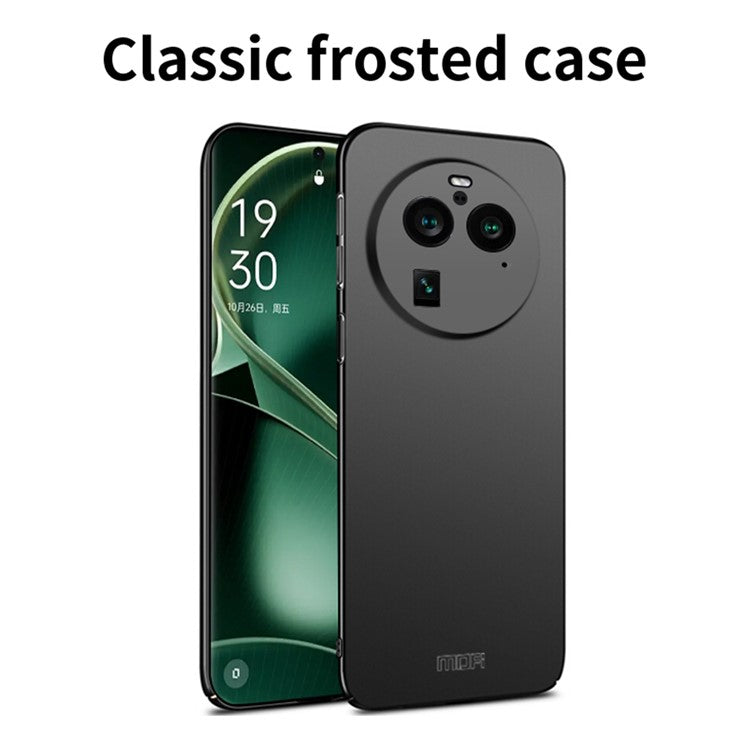 MOFI JK PC Series-1 Shield For Oppo Find X6 Pro Cell Phone Case Ultra-slim Shockproof PC Cover - Black