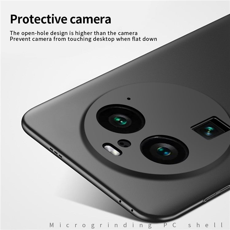 MOFI JK PC Series-1 Shield For Oppo Find X6 Pro Cell Phone Case Ultra-slim Shockproof PC Cover - Black