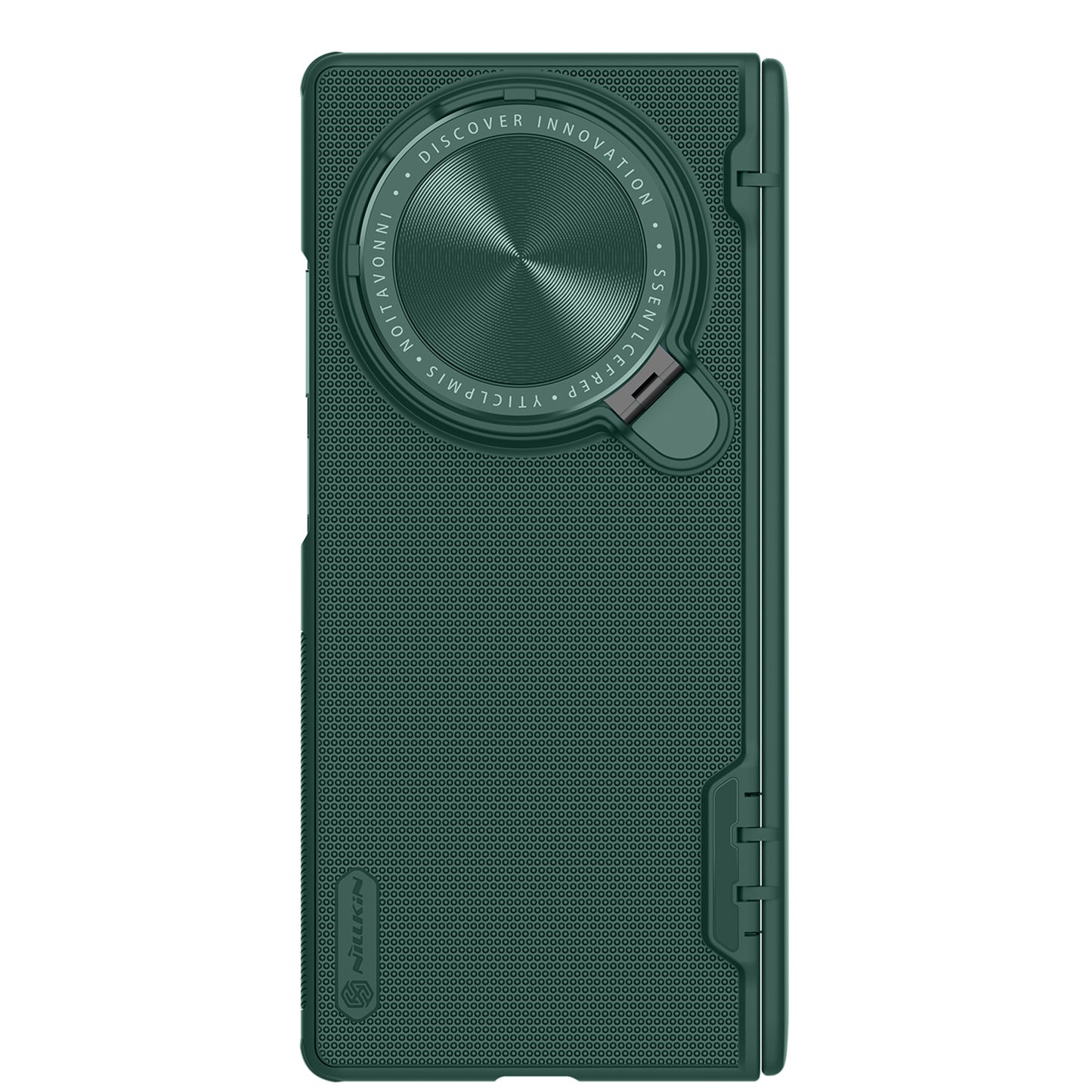 NILLKIN Super Frosted Shield Prop for vivo X Fold3 Kickstand Case Camera Lens Lid Phone Back Cover - Green