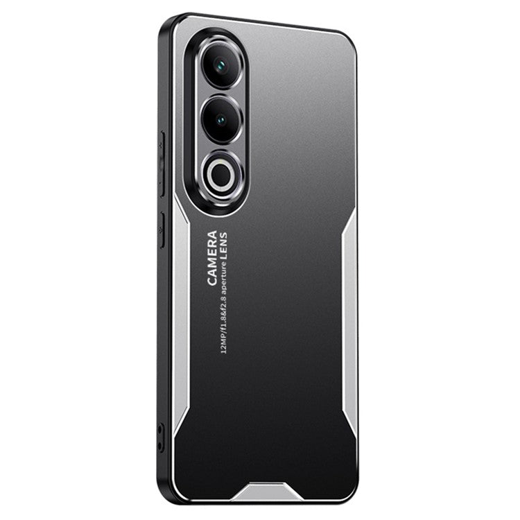 For OnePlus Ace 3V 5G Case Aluminum Alloy+TPU+PC Shockproof Hybrid Phone Shell - Silver