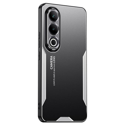 For OnePlus Ace 3V 5G Case Aluminum Alloy+TPU+PC Shockproof Hybrid Phone Shell - Silver