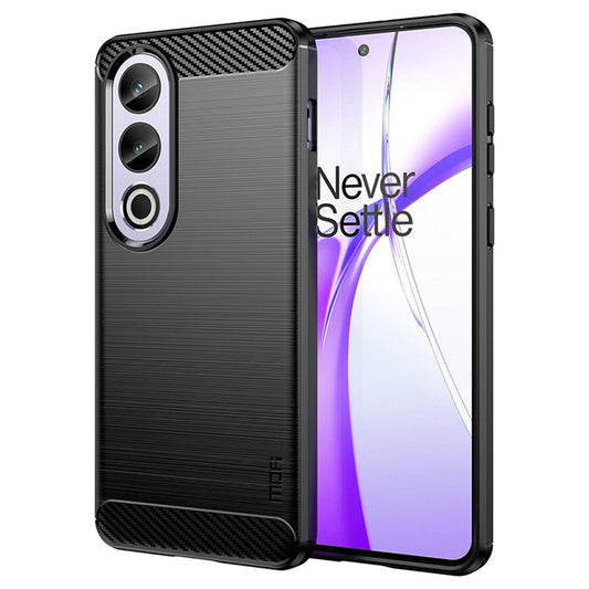 MOFI JK TPU Series-1 Phone Case for OnePlus Ace 3V 5G Carbon Fiber Texture TPU Cover - Black