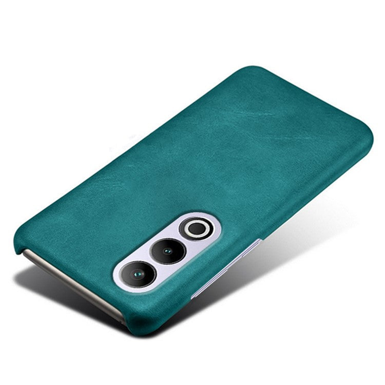 For OnePlus Ace 3V 5G Cases Leather Coated PC Calf Texture Cell Phone Cover - Green