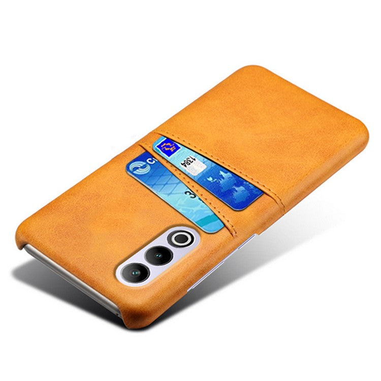 For OnePlus Ace 3V 5G Case PU Leather+PC Card Slots Back Cover - Orange