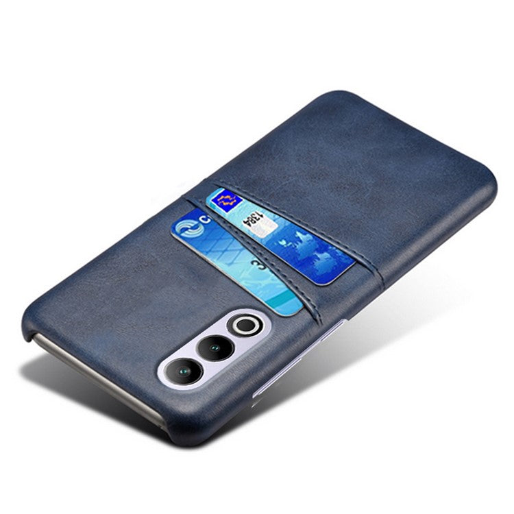 For OnePlus Ace 3V 5G Case PU Leather+PC Card Slots Back Cover - Blue