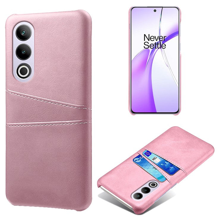 For OnePlus Ace 3V 5G Case PU Leather+PC Card Slots Back Cover - Rose Gold