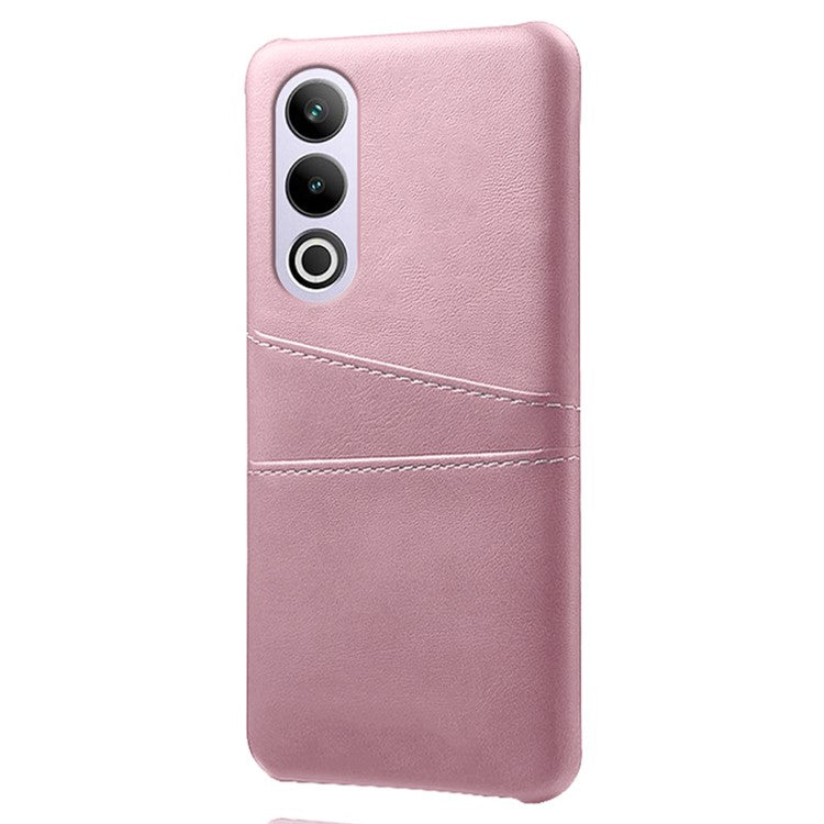 For OnePlus Ace 3V 5G Case PU Leather+PC Card Slots Back Cover - Rose Gold