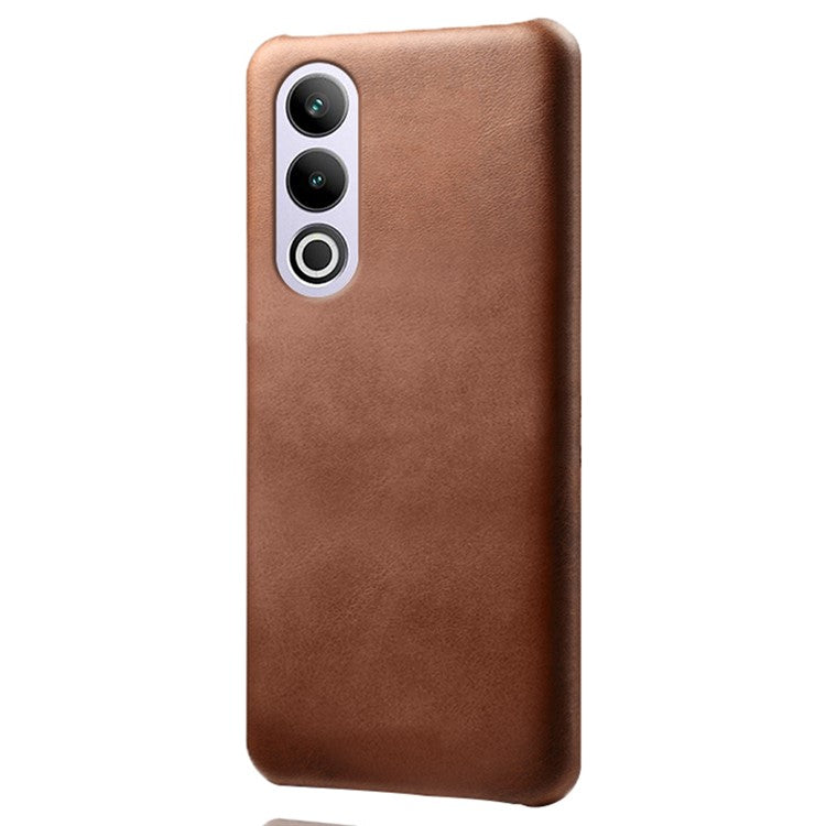 For OnePlus Ace 3V 5G Case PU Leather+PC Card Slots Back Cover - Brown