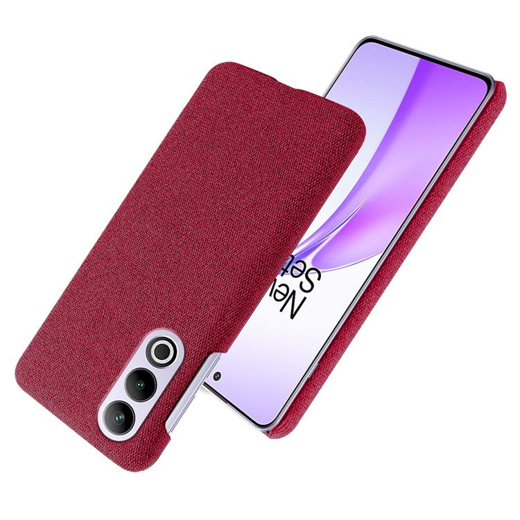 For OnePlus Ace 3V 5G Case Anti-Scratch Cloth+PC Phone Cover - Red