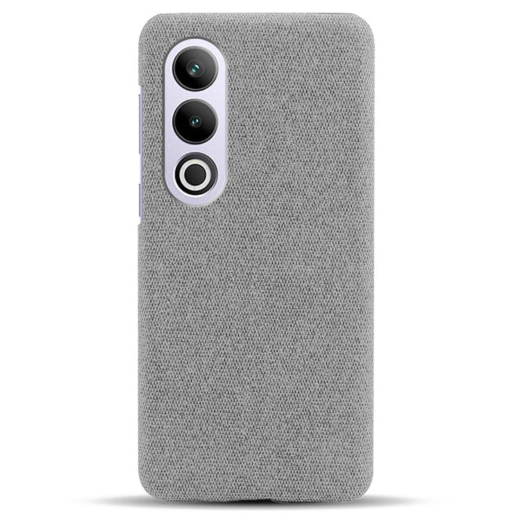 For OnePlus Ace 3V 5G Case Anti-Scratch Cloth+PC Phone Cover - Light Grey