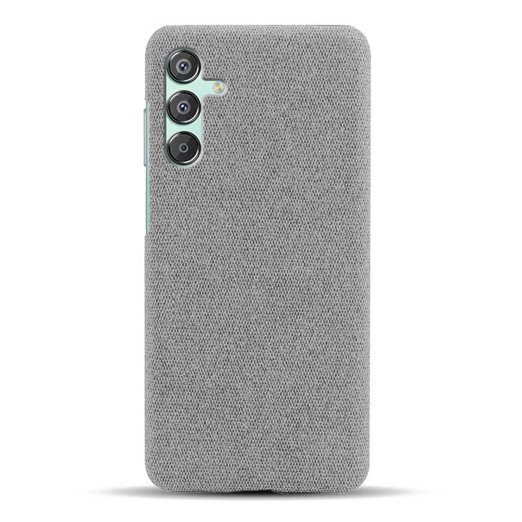 For Samsung Galaxy F15 5G / M15 5G Case Cloth+PC Anti-scratch Phone Cover - Light Grey