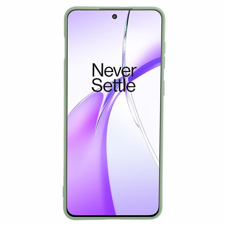 For OnePlus Ace 3V 5G Shockproof Case Soft Fiber Lining TPU Phone Shell - Green