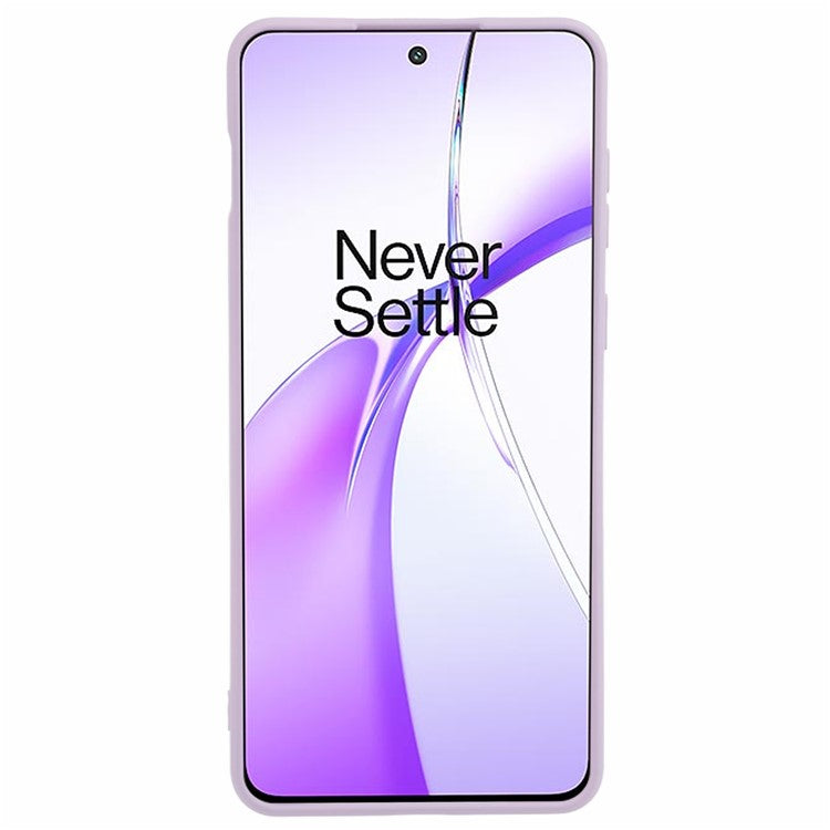 For OnePlus Ace 3V 5G Shockproof Case Soft Fiber Lining TPU Phone Shell - Purple