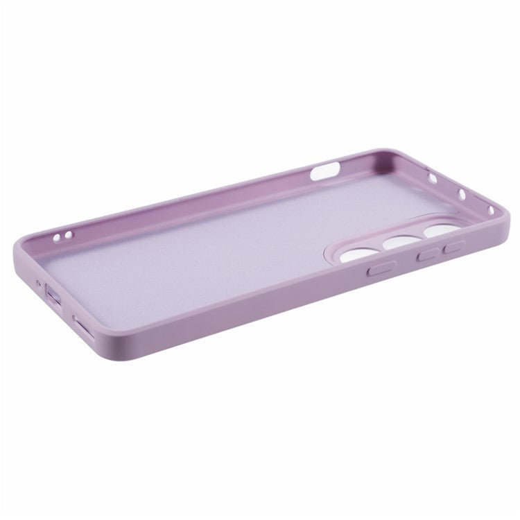 For OnePlus Ace 3V 5G Shockproof Case Soft Fiber Lining TPU Phone Shell - Purple