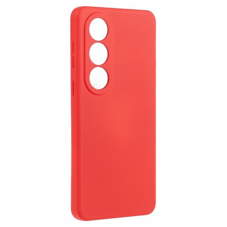 For OnePlus Ace 3V 5G Shockproof Case Soft Fiber Lining TPU Phone Shell - Red