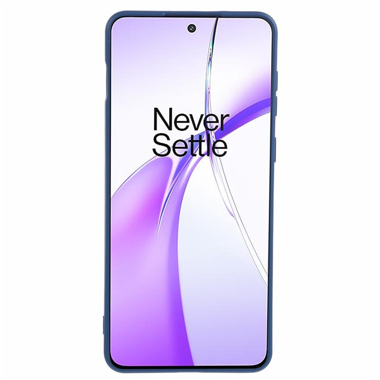 For OnePlus Ace 3V 5G Shockproof Case Soft Fiber Lining TPU Phone Shell - Sapphire