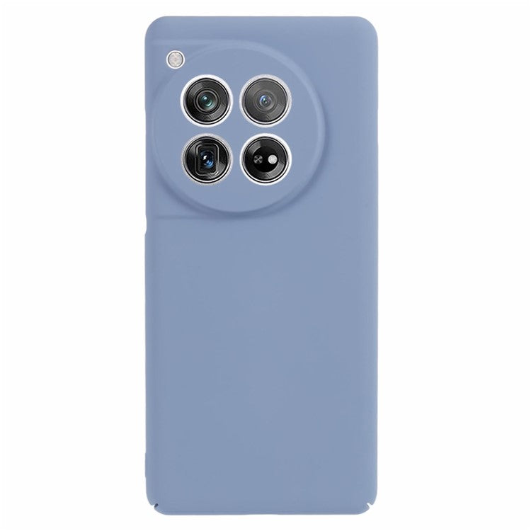 For OnePlus 12 5G Case Skin-touch Rubberized PC Drop Resistant Cell Phone Cover - Lavender Grey