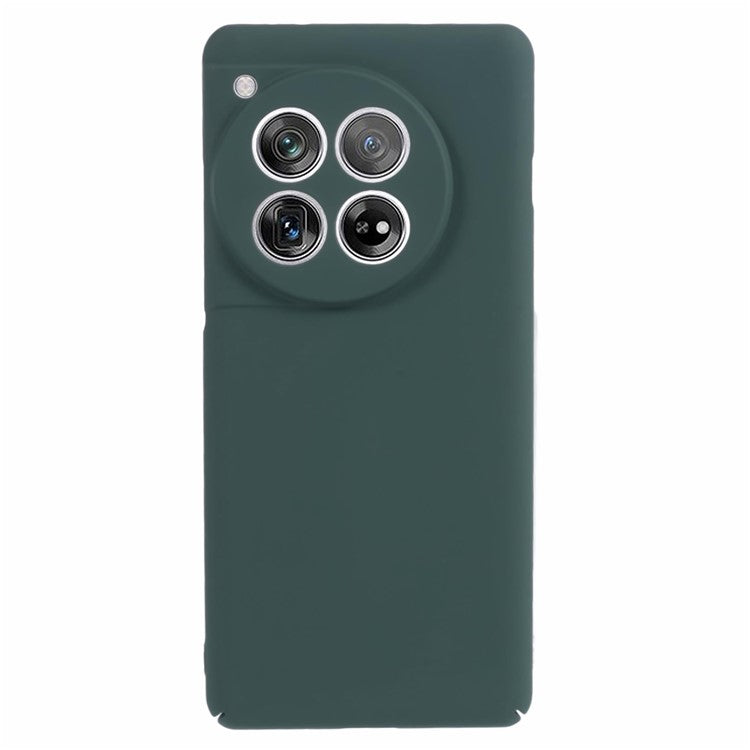 For OnePlus 12 5G Case Skin-touch Rubberized PC Drop Resistant Cell Phone Cover - Green