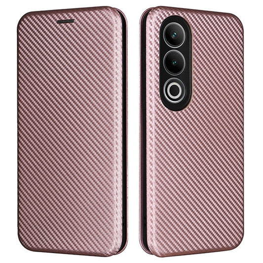 For OnePlus Nord CE4 5G Flip Case Magnetic PU Leather Phone Cover Card Slot - Rose Gold