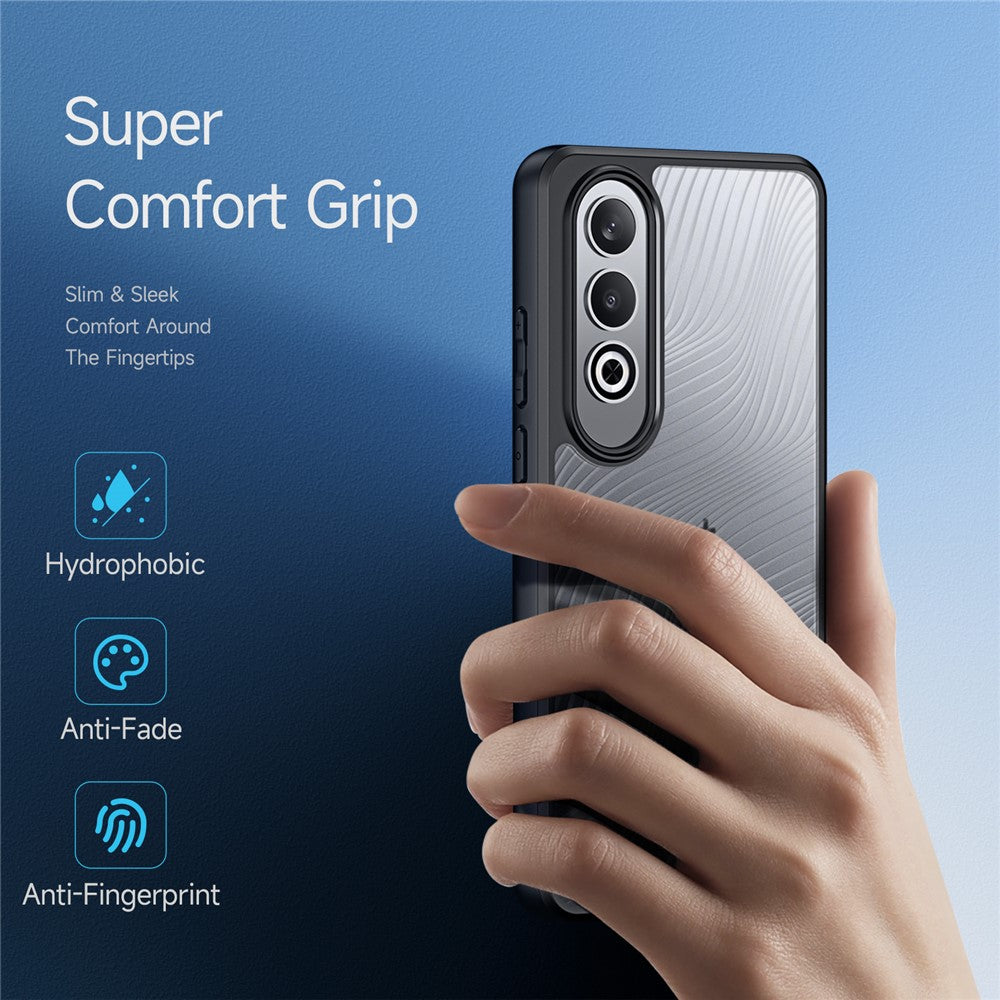 DUX DUCIS Aimo Series For OnePlus Nord CE4 5G / Oppo K12 Matte Case TPU+PC Phone Cover (REACH Certification) - Black