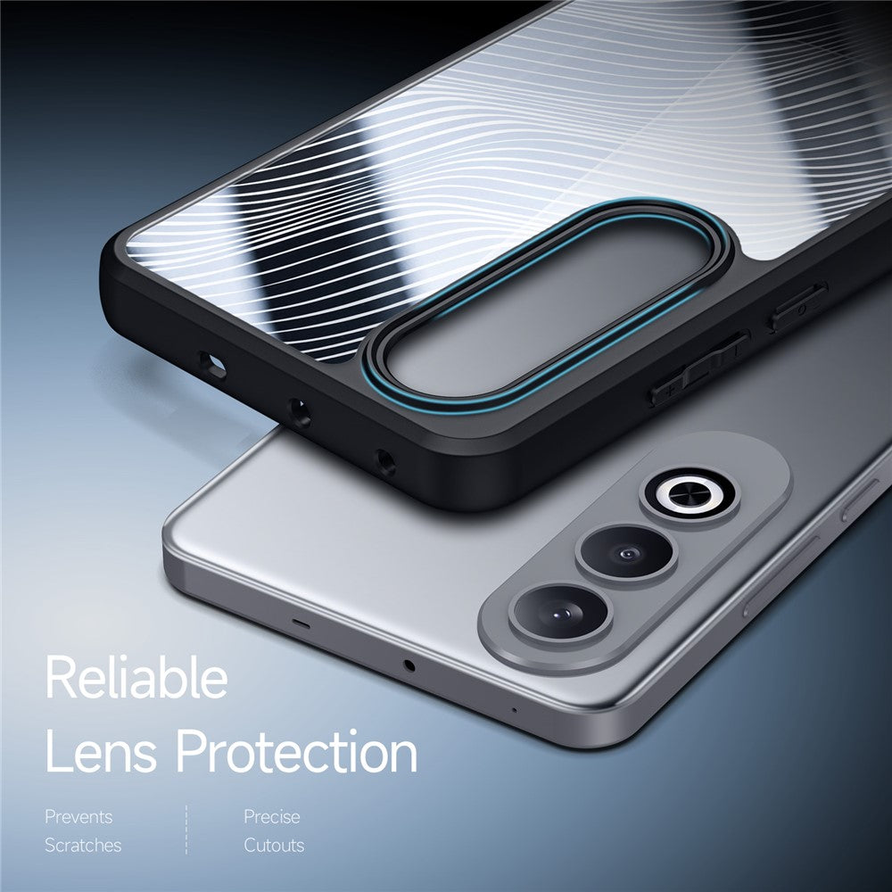 DUX DUCIS Aimo Series For OnePlus Nord CE4 5G / Oppo K12 Matte Case TPU+PC Phone Cover (REACH Certification) - Black