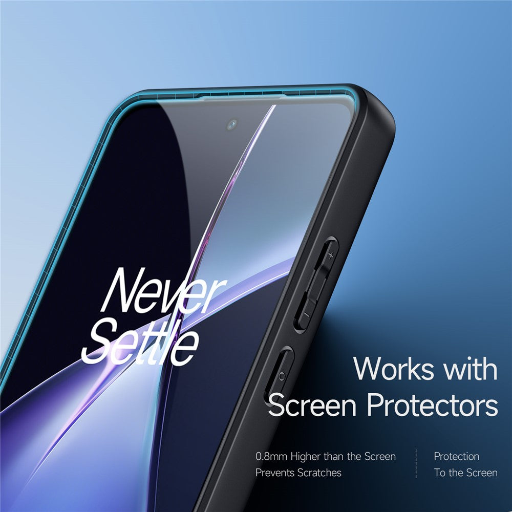 DUX DUCIS Aimo Series For OnePlus Nord CE4 5G / Oppo K12 Matte Case TPU+PC Phone Cover (REACH Certification) - Black
