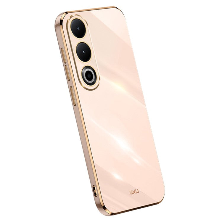 XINLI For OnePlus Nord CE4 5G Case Flexible TPU Electroplated Back Phone Cover - Pink