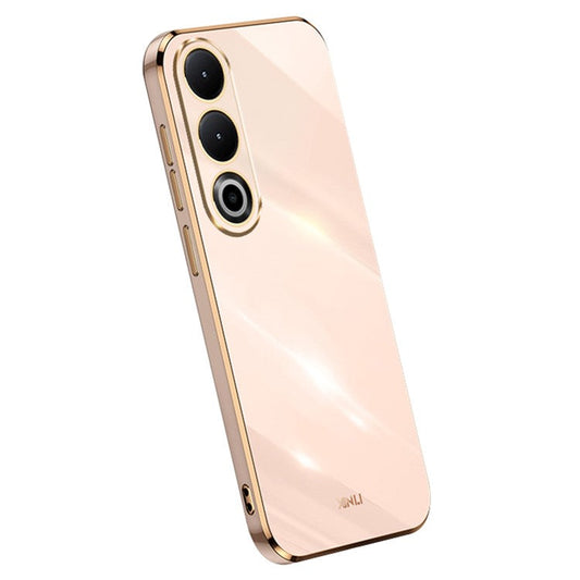 XINLI For OnePlus Nord CE4 5G Case Flexible TPU Electroplated Back Phone Cover - Pink