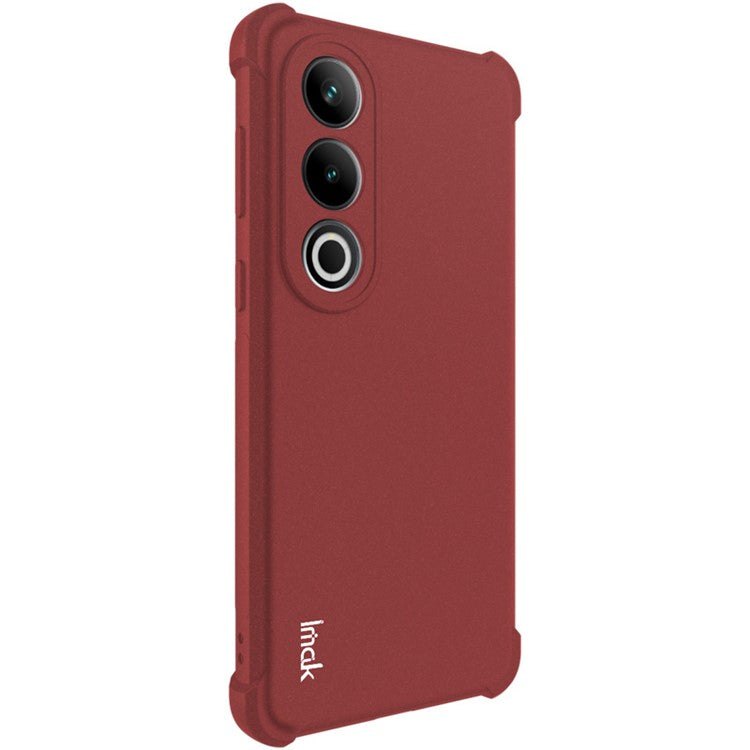 IMAK For OnePlus Ace 3V 5G Case Drop-proof Soft TPU Matte Phone Cover - Red