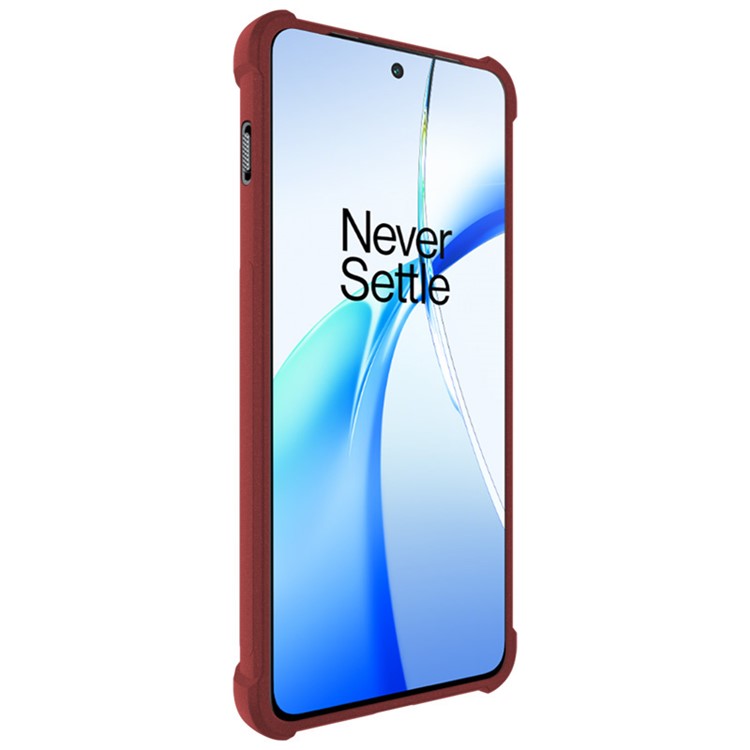 IMAK For OnePlus Ace 3V 5G Case Drop-proof Soft TPU Matte Phone Cover - Red