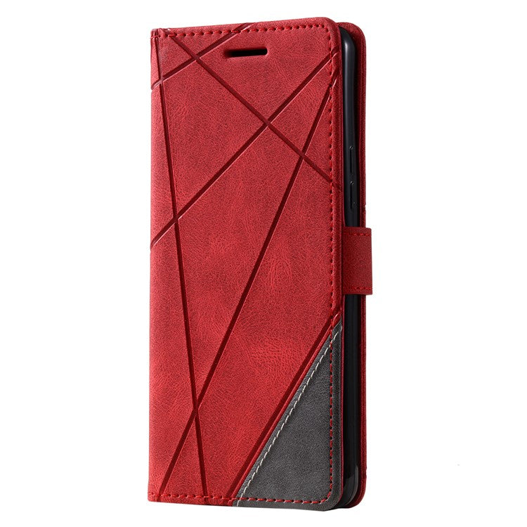 For Samsung Galaxy A05s 4G Case Flip Wallet PU Leather Skin-touch Shockproof Phone Cover - Red