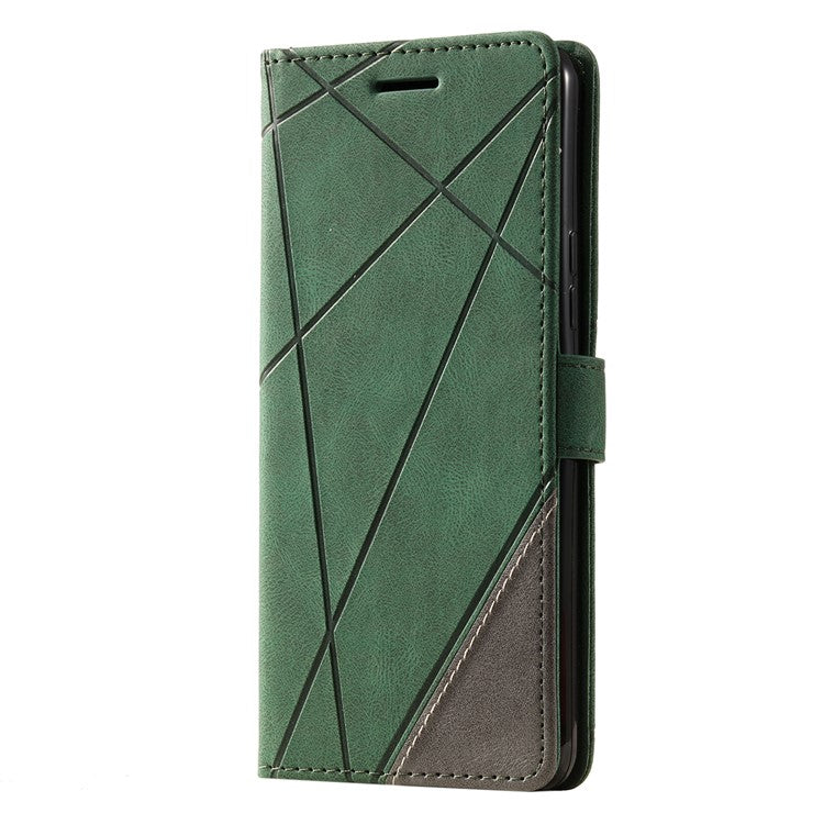 For Samsung Galaxy Xcover7 Case PU Leather Phone Protective Cover Skin-touch Wallet - Green