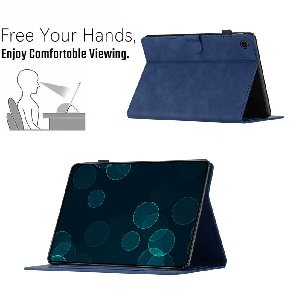 For Lenovo Tab M10 (Gen 3) Case Auto Sleep / Wake PU Leather Coconut Tree Pattern Tablet Cover - Blue