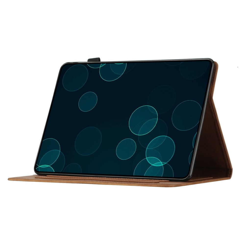 For Lenovo Tab M10 (Gen 3) Case Auto Sleep / Wake PU Leather Coconut Tree Pattern Tablet Cover - Brown