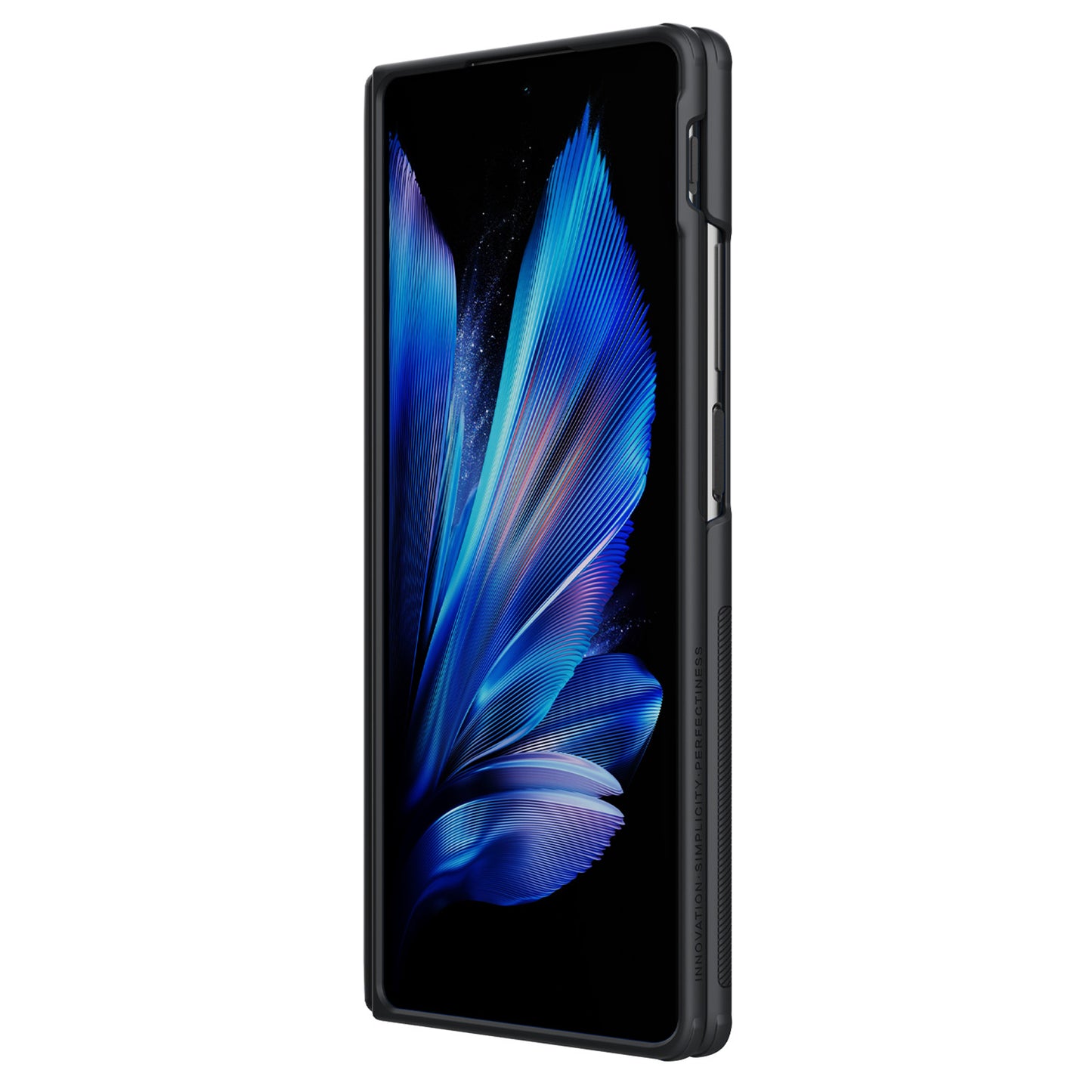 NILLKIN Super Frosted Shield Prop For vivo X Fold3 Pro Case Camera Lens Lid Kickstand Phone Cover - Black