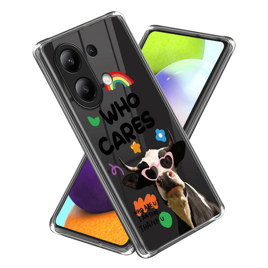 For Xiaomi Redmi Note 13 4G Slim Case Pattern Printing TPU Phone Cover - Style R