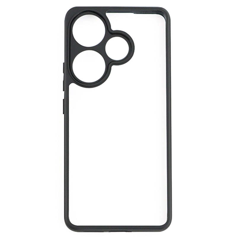 For Xiaomi Redmi Turbo 3 5G Clear Case TPU+PC Protective Phone Cover