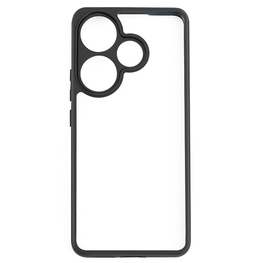 For Xiaomi Redmi Turbo 3 5G Clear Case TPU+PC Protective Phone Cover
